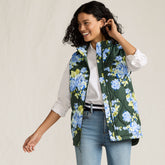 Women's Tall Print FeatherFree Quilted Insulated Vest