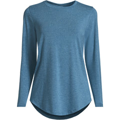 Women's Plus Size Long Sleeve Cooling Performance Tunic Tee
