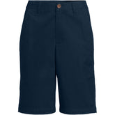 Women's Plus Size Chino Fixed Waistband 12" Shorts