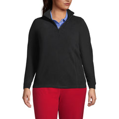 Women's Plus Size Thermacheck 100 Fleece Quarter Zip Pullover Top
