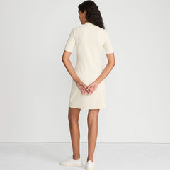 Women's Knit Rib Mock Neck Dress