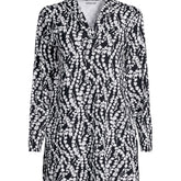 Women's Petite SunShade UPF 50 Hooded Mini Swim Swim Cover-Up Dress