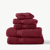 Blue Loom Liam Bleach Friendly Cotton 6 Piece Bath Towel Set