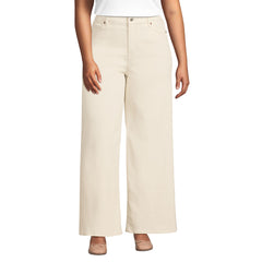 Women's Plus Size Recycled Denim High Rise Extra Wide Leg Jeans