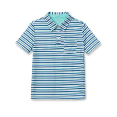 Boys Short Sleeve Adventure Performance Polo