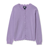 Girls Scalloped Hem Cardigan