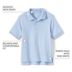 Women's Tall Short Sleeve Interlock Polo Shirt