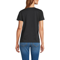 Women's Supima Jersey Short Sleeve Relaxed Tee Shirt