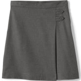 Girls Plus Solid A-line Skirt Below the Knee