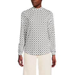 Women's Jersey Long Sleeve Gathered Mock