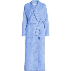 Women's Plus Size Cozy Plush Long Wrap Robe