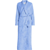Women's Plus Size Cozy Plush Long Wrap Robe