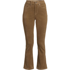 Women's High Rise Corduroy Kick Crop Pants