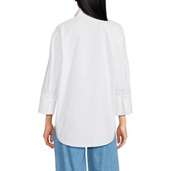 Women's Petite Cooling Popover Oversized Tunic