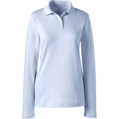 Women's Long Sleeve Feminine Fit Interlock Polo Shirt