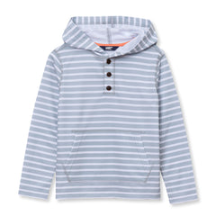 Boys Henley Pullover Hoodie