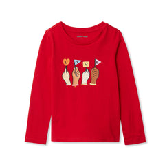 Girls Plus Long Sleeve Graphic Tee