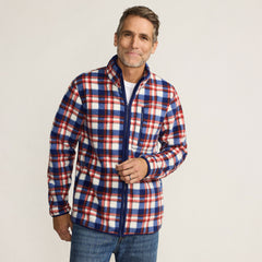 Men's Print Full Zip Sherpa Fleece Jacket