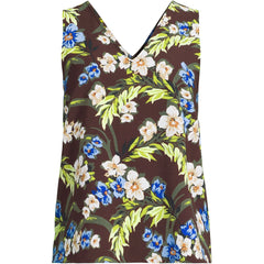Women's Creaseless Vneck Sleeveless Top