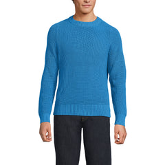 Men's Cotton Drifter Saddle Crewneck Shaker Sweater