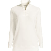 Women's Long Sleeve Waffle Quarter Zip Pullover