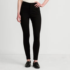 Women's Petite High Rise Ponte Polished Leggings