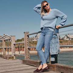 Women's Recover Denim Mid Rise Slim Leg Jeans