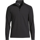 Men's Long Sleeve Waffle Quarter Zip