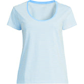 Women's Supima Cotton Tall Short Sleeve Scoop Neck Tee