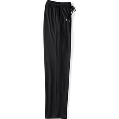 Women's Plus Size Sport Knit High Rise Pull On Relaxed Straight Leg Pants