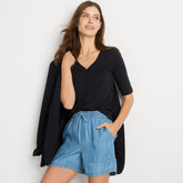Women's Supima Cotton Henley T-Shirt