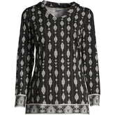 Women's Slub Jersey Hooded Tunic