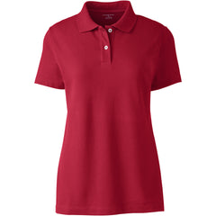 School Uniform Women's Plus Size Short Sleeve Basic Mesh Polo Shirt