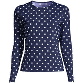 Women's Long Torso SunShade UPF 50 Long Sleeve Rash Guard Swim Tee