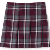 Girls Plaid Box Pleat Skirt Top of the Knee
