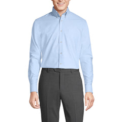 School Uniform Men's Tall Long Sleeve Buttondown Oxford Shirt