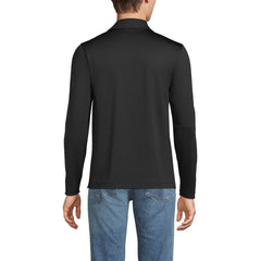 School Uniform Men's Rapid Dry Long Sleeve Modern Fit Polo