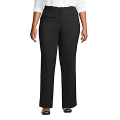 School Uniform Women's Plus Size Washable Wool Plain Comfort Trousers