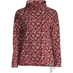 Women's Long Sleeve Waffle Funnel Neck Top