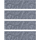 Matterly 8.5" x 30" Boxwood Waterhog Stair Treads - Set of 4