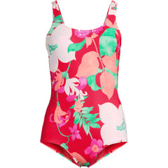 Women's Tugless Low Leg One Piece Swimsuit