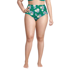 Women's Plus Size Sculpting Suit High Waisted Bikini Bottoms
