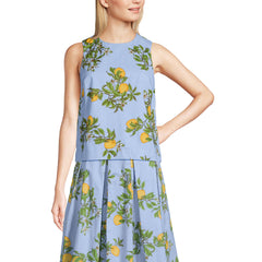Women's Poplin Sleeveless Shell
