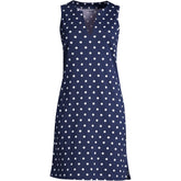 Women's Cotton Jersey Sleeveless Swim Cover-up Dress Print