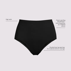 Women's Plus Size Sculpting Suit High Waisted Bikini Bottoms