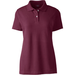 School Uniform Women's Plus Size Short Sleeve Basic Mesh Polo Shirt