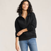 Women's Serious Sweats Relaxed Quarter Zip Pullover Sweatshirt