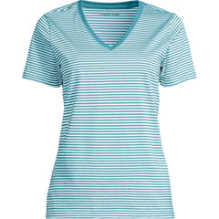 Plus Size Supima Cotton V-Neck T-Shirt