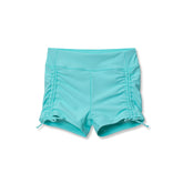 Girls Chlorine Resistant Ruched Swim Boyshort