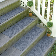 Matterly 8.5" x 30" Boxwood Waterhog Stair Treads - Set of 4
